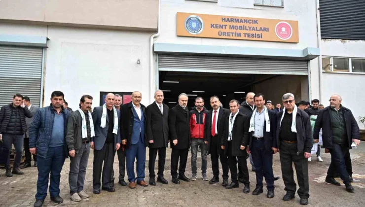 Bursa Büyükşehir Belediye Başkanı Harmancık’ta Yol Sorununu Çözecek