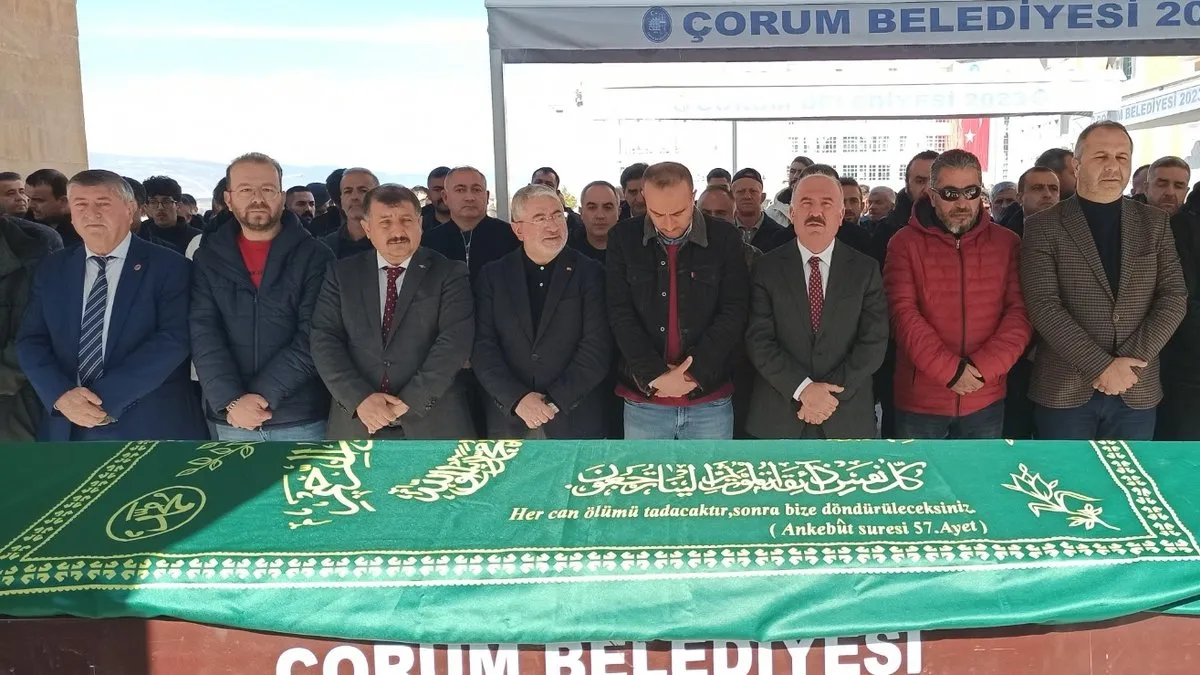 Çorum’daki patlamada hayatını kaybeden kişinin cenazesi toprağa verildi