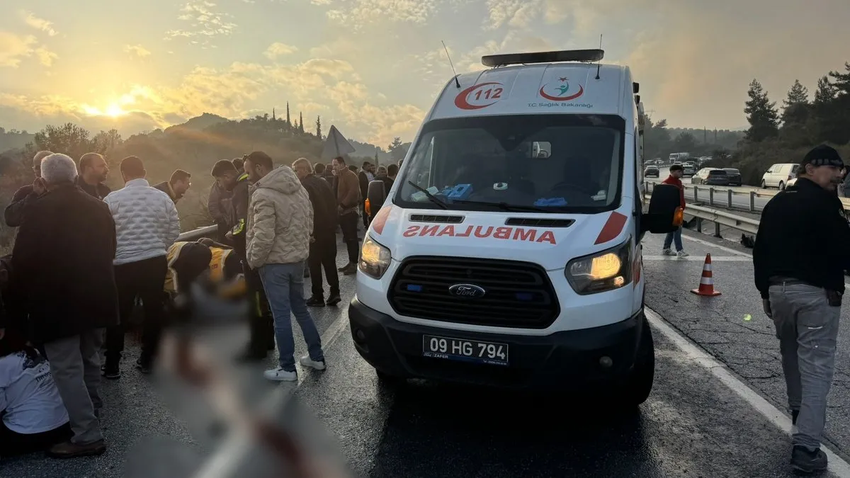 AydınSöke’de trafik kazası: 1 ölü, 2 yaralı